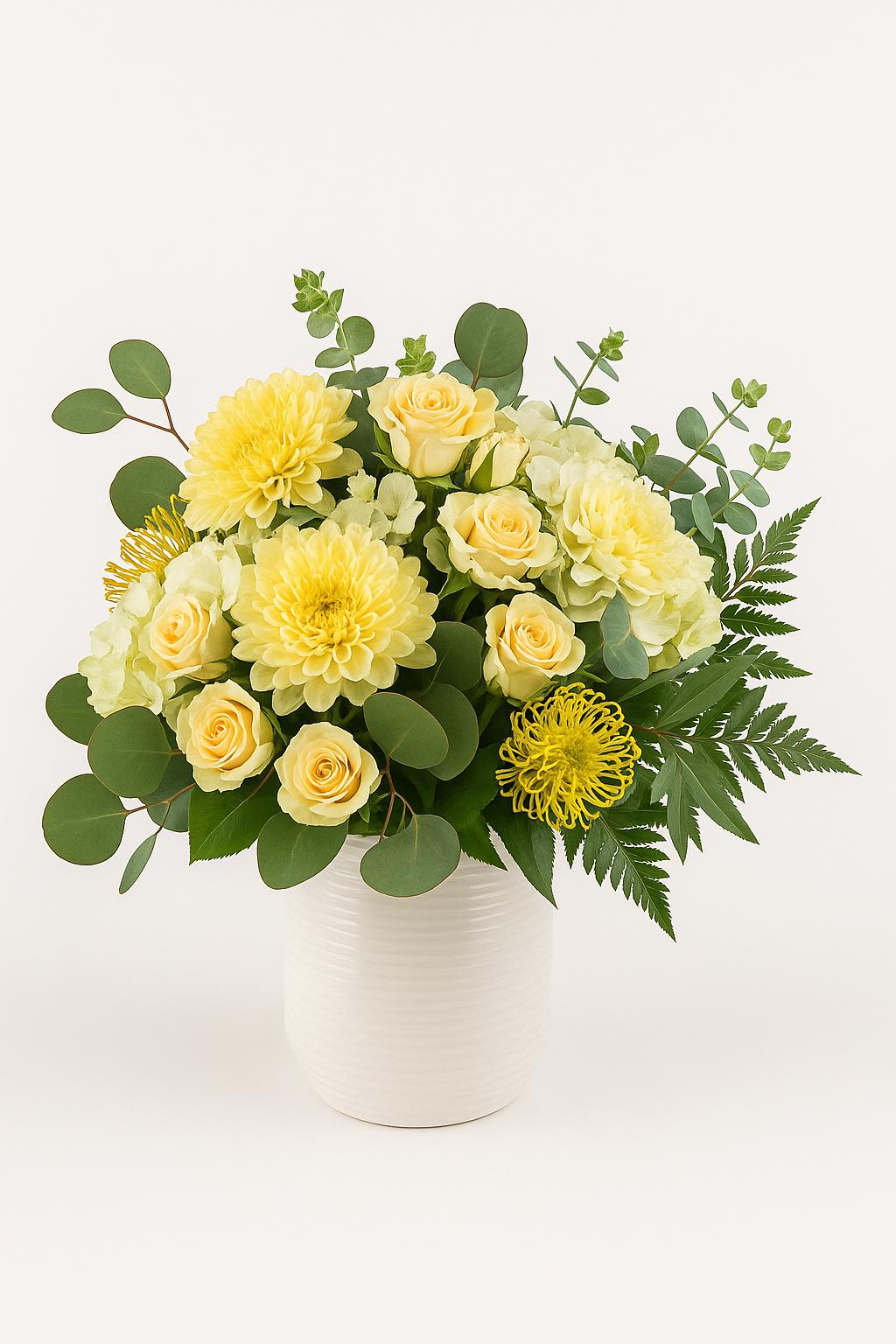 Vase Bouquet "Golden Morning"